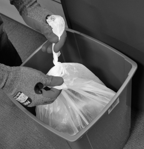 White Swing Bin Liners Light Duty 45 Litres  330/584 x 762mm (13/23 x 30") - 10 x 100  Pk1000