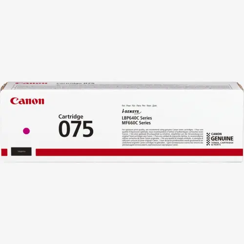 Canon 075 M 6363C002 Magenta Toner Cartridge – Original Canon Toner for i-SENSYS MF664Cdw