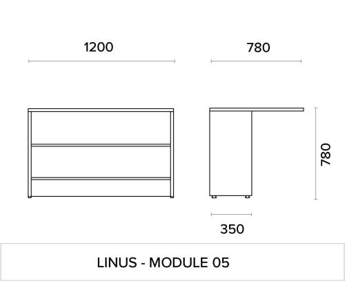 WU-LN-5, Front Panel Colour: GR, Wood Finish: AO,