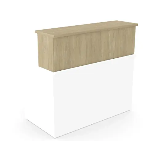 Ashford Reception Front Desk Riser | 800 - 1600 mm (W) | Customizable Options