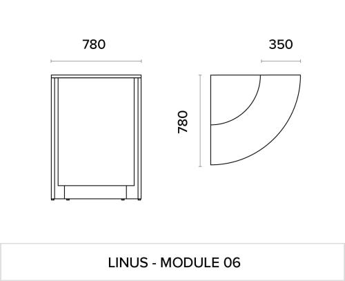WU-LN-6, Panel Colour: WHT, Wood Finish: UO