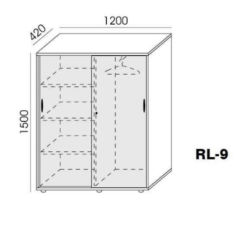 WU-RL-9, Wood Finish: GR