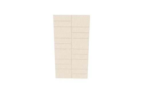 Koala Acoustic Wall Panel 5 2400 x1200 mm Limestone Finish