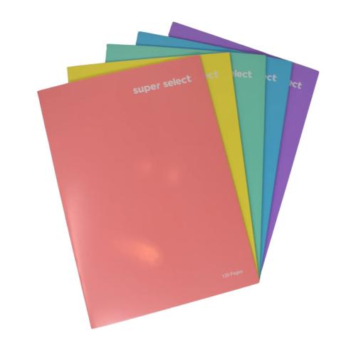 Supreme Super Select A4 Manuscript MS-3262 Pastel Assorted Colour 120 Page (Pack of 5)