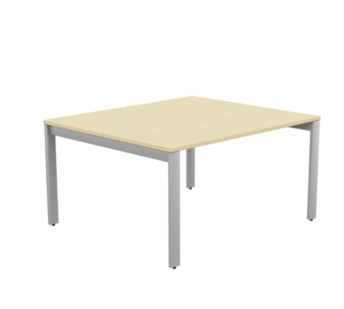 Switch 2 Person Bench Desk, Open Leg | Customizable Options
