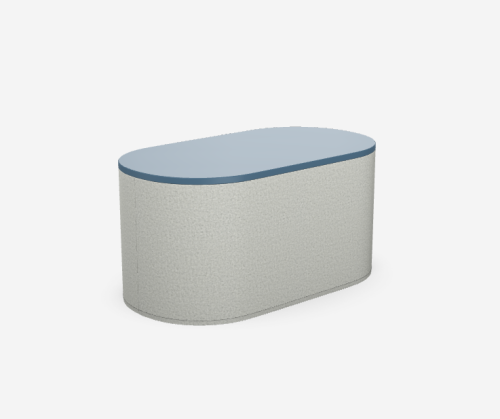 Frame Oval Side Table FM 610T | Customizable Options