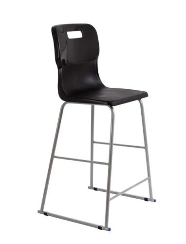 Titan Polypropylene Classroom High Chair | Black