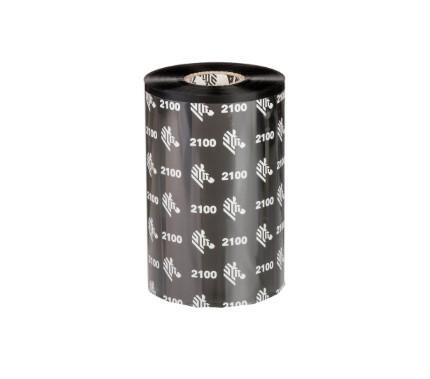 Zebra 2100 High-Performance Wax Ribbon - 102mm x 450m (Pack of 12)