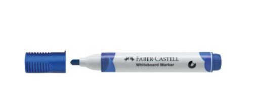 Faber-Castell W20 Whiteboard Marker Bullet Tip Blue Box of 10