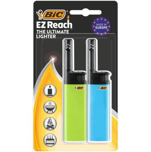 BIC EZ Reach Extended Wand Utility Lighter – 2-Pack