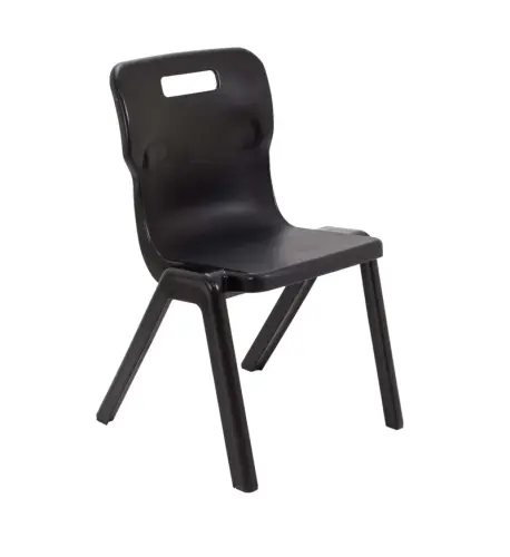 Titan One Piece Classroom Chair 480x486x799mm Black (Pack of 30) - Size 5