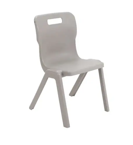 Titan One Piece Classroom Chair 480x486x799mm Grey - Size 5