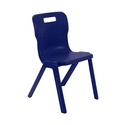 Titan One Piece Classroom Chair 482x510x829mm Midnight Blue (Pack of 30) - Size 6