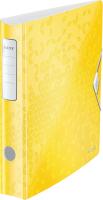 Leitz 180° Active WOW Light Polyfoam Lever Arch File 60mm A4 Yellow Pack of 5 11070016