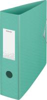 Esselte - Lever Binder, Capacity 500 Sheets, 82 mm Spine, A4 Lightweight, Home/Office, Textured Design, Colour'Breeze Range, Green, 626218