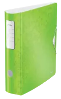 Leitz 180° Active WOW Light Polyfoam Lever Arch File 80mm A4 Green Pack of 5 11060054