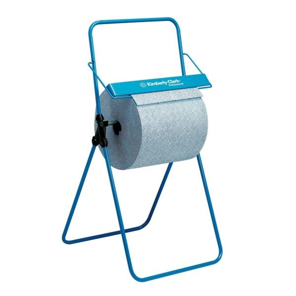 Kimberly-Clark Professional Floor Standing Large Roll Wiper Dispenser 6154-1 x Blue Portable Dispenser