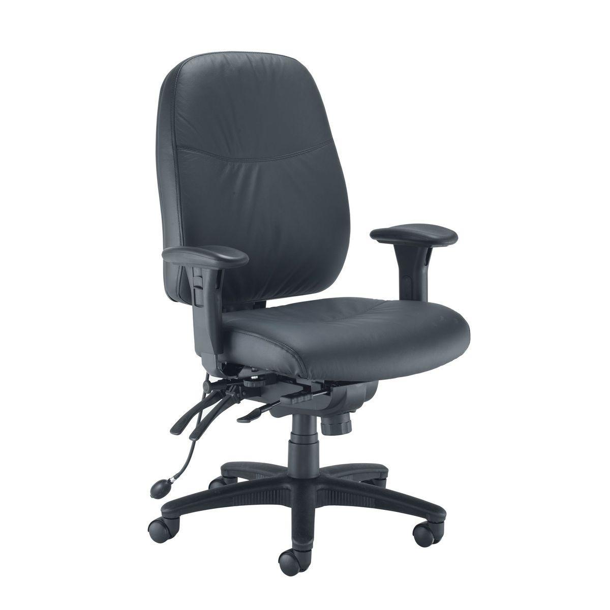 Vista - High Back Black Executive Leather Office Chair