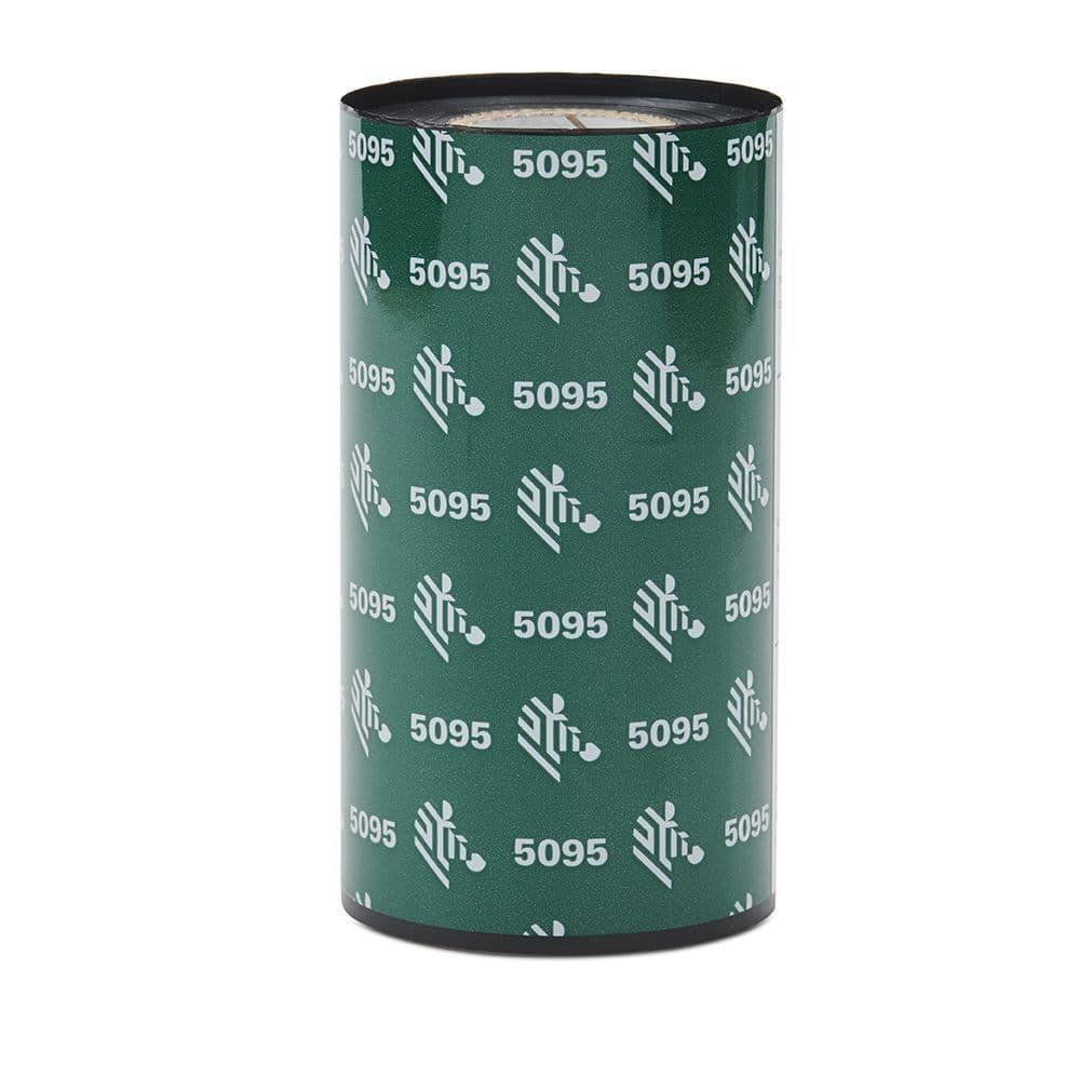 Zebra 05095BK15445 5095 Resin Ribbon 154mm x 450m Black Thermal Transfer Ribbon (Box of 6)