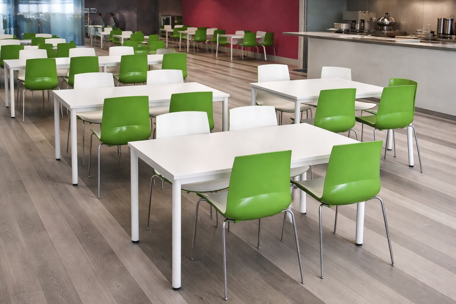 Hawk Bistro Table White Fully Welded Table 25mm Top W1000 x D 800 x H 740