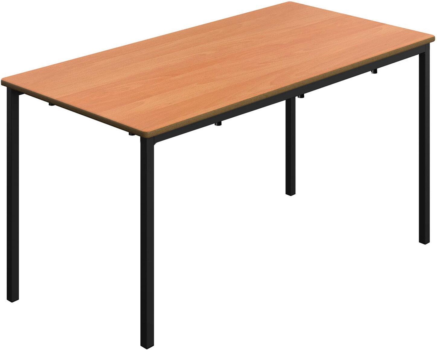 Titan Welded Frame Table 1200X600X760 mm(Beech/Black)
