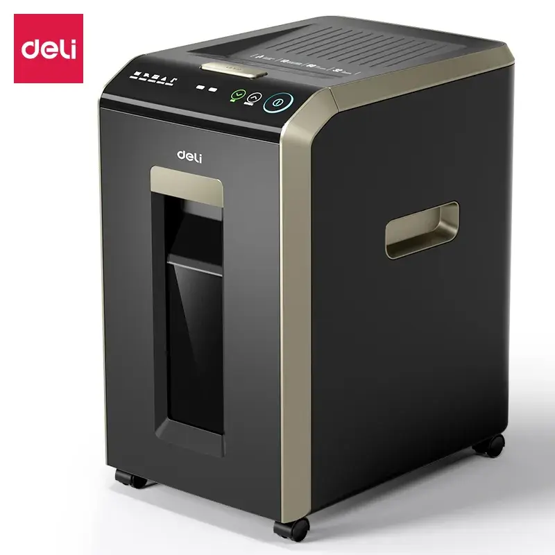 Deli ET089 P4 200-Sheet Auto-Feed Shredder