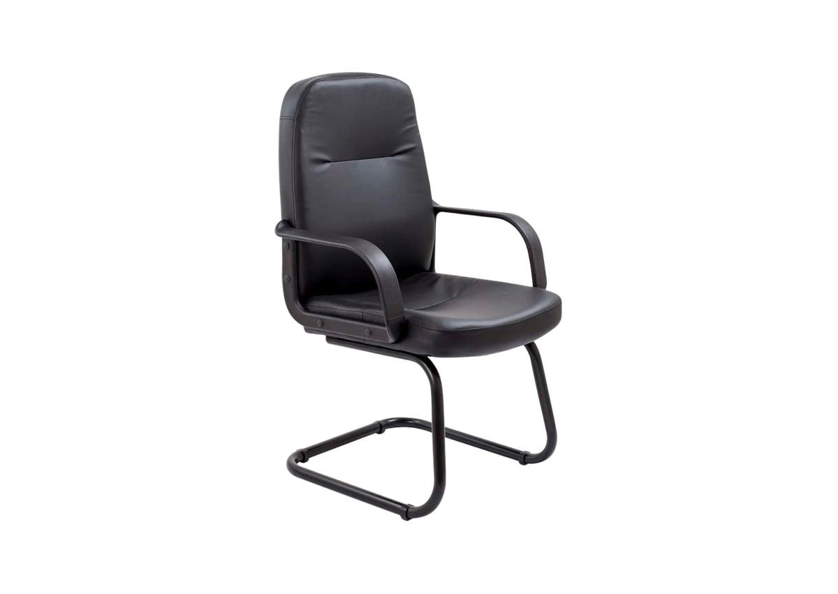 Canasta Leather Look Visitor Chair