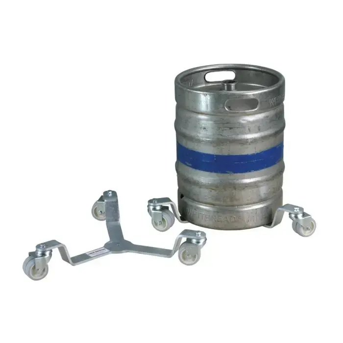 Galvanised Steel Keg Skate for 22-Gallon Barrels | 160kg Capacity