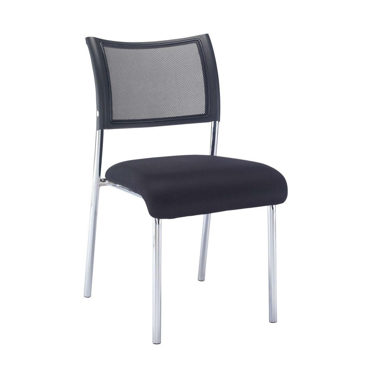 Jupiter Mesh Back Side Chair - Black