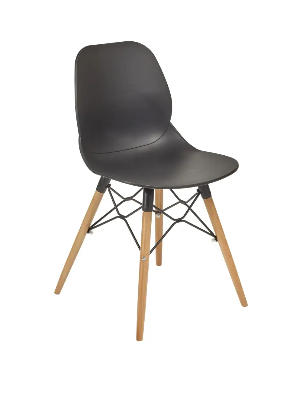 Shoreditch Side Chair - K Frame (Beech) Black/Nat Beech