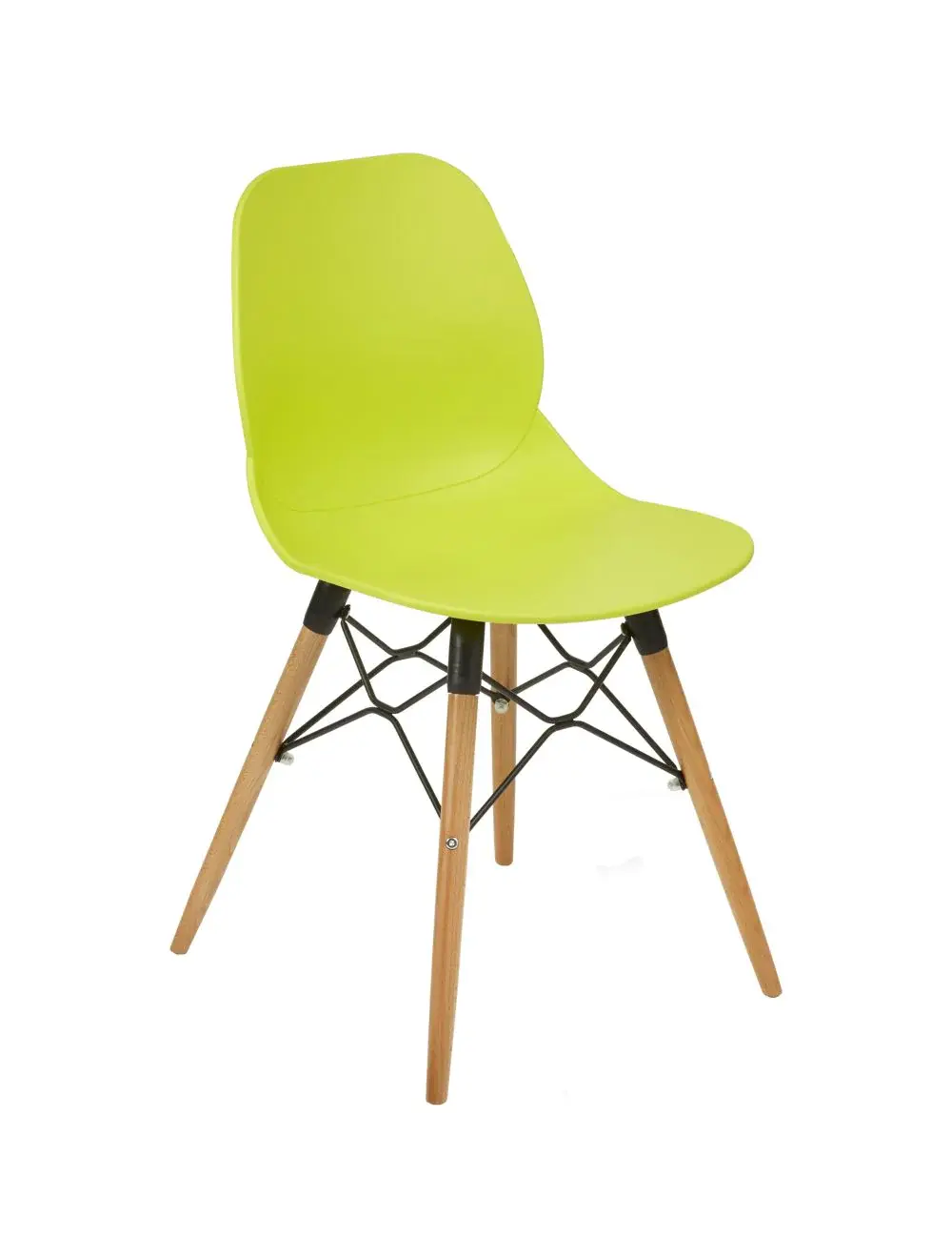 Shoreditch Side Chair - K Frame (Beech) Lime/Nat Beech