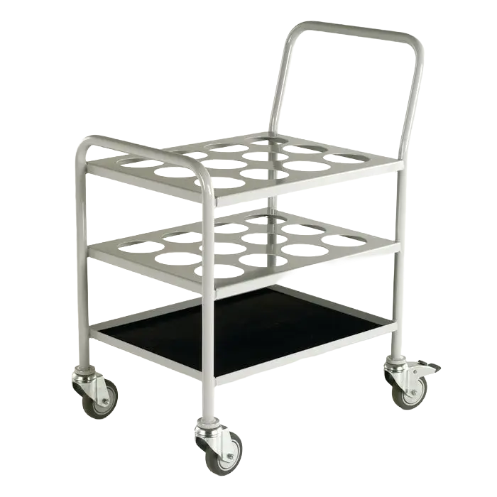 Compact Medical Gas Cylinder Trolley for 12 x Bottle Capacity | 120kg Capacity