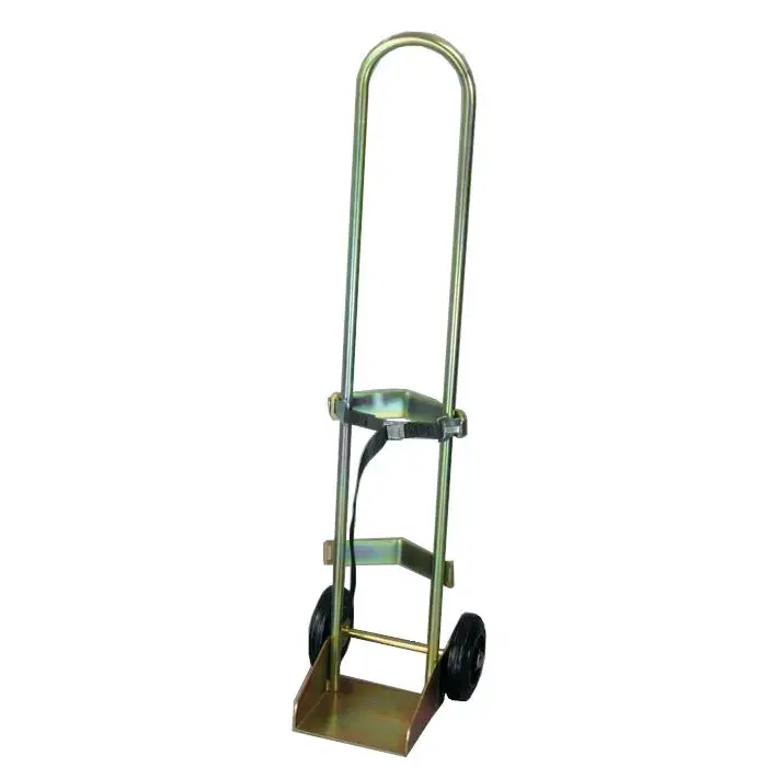 Oxygen Medical Gas Cylinder Trolley for 140mm-188mm Diameter Bottles | 50kg Capacity