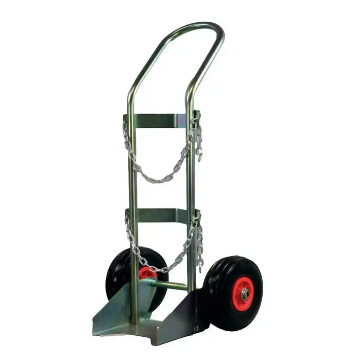 Oxygen Medical Gas Cylinder Trolley for 236mm Diameter Bottles | 120kg Capacity