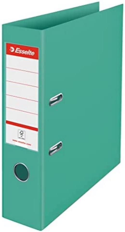 Esselte CoulourIce Lever Arch File A4, Polypropylene, 75mm, green - Outer carton of 10 626213
