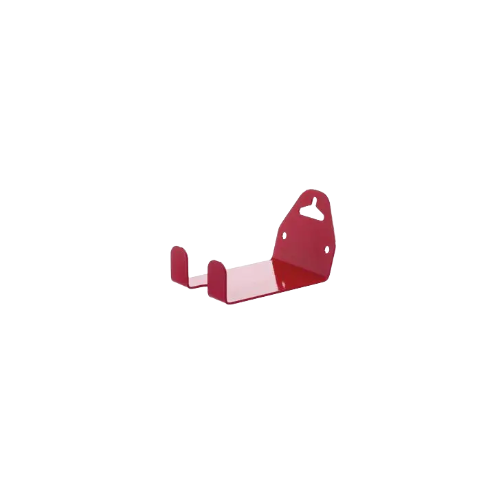 One-Bike Pedal Wall Hook | Heavy-Duty Steel Storage (Red)