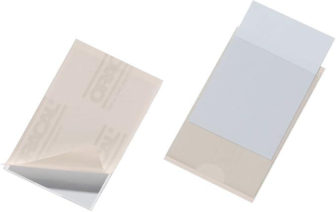 Durable 807919 Self-Adhesive Pocket Pocketfix for insertion Labels 57 x 90 mm PKT 10