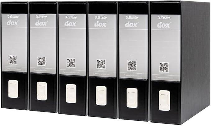 Rexel Dox 1 Lever Arch Black - D26110