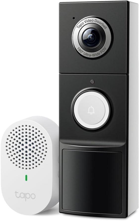 TP-Link Tapo D235 Wireless Video Doorbell Camera with Indoor Chime