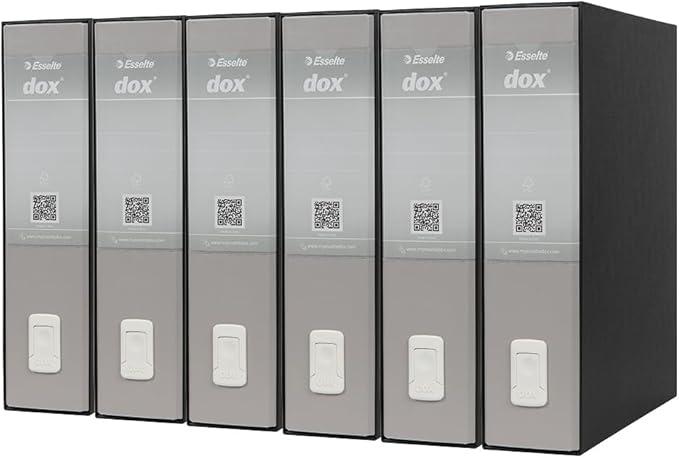 Rexel Dox 2 Lever Arch Grey - D15207