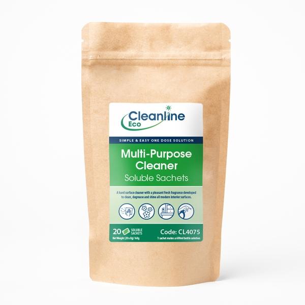 Cleanline Eco Multi-Purpose Cleaner Sachets CL4075 (Pack x20)