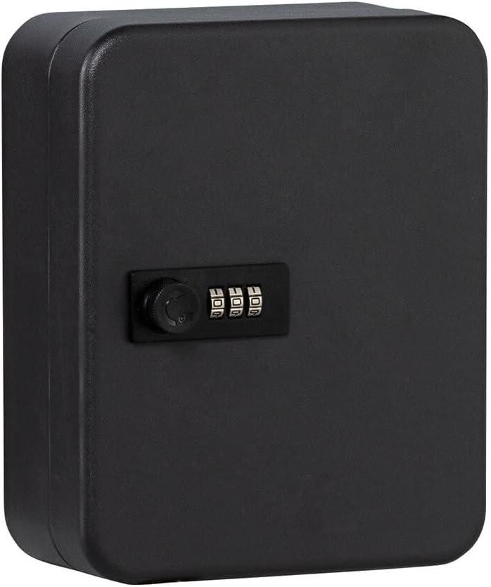 Burg-Wächter KC20C 20 Hook Combination Entryway Key Cabinet – Matt Black Small Key Storage Box