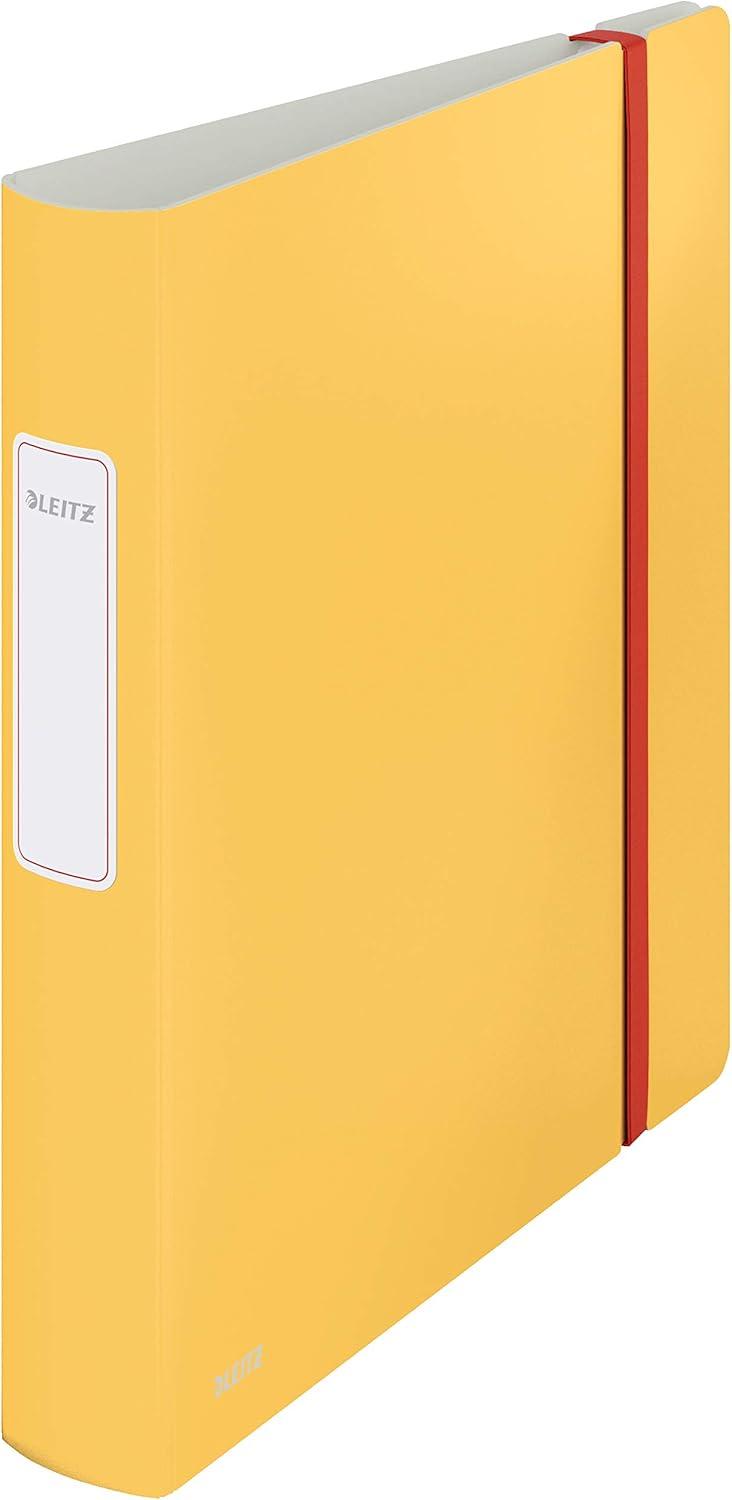 Leitz 180° Active Polyfoam Lever Arch File Cosy Range 60mm A4 Warm Yellow Pack of 6 10390019