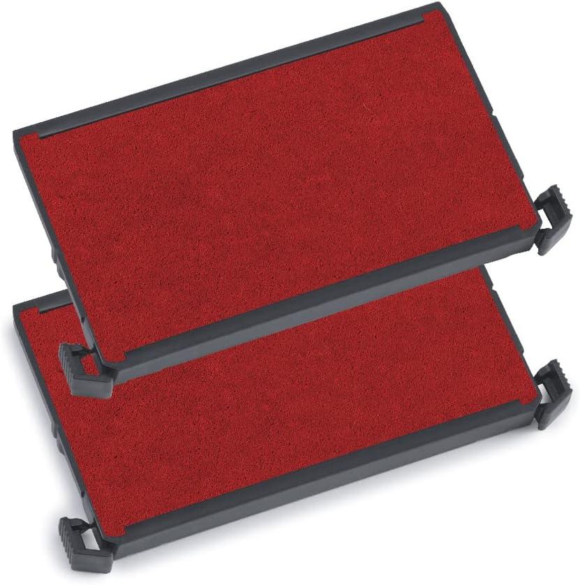 Trodat Replacement Ink Pads 6/4926 - Pack of 2 - Red Ink - for the Printy 4926, 4726 and 4926 Typo
