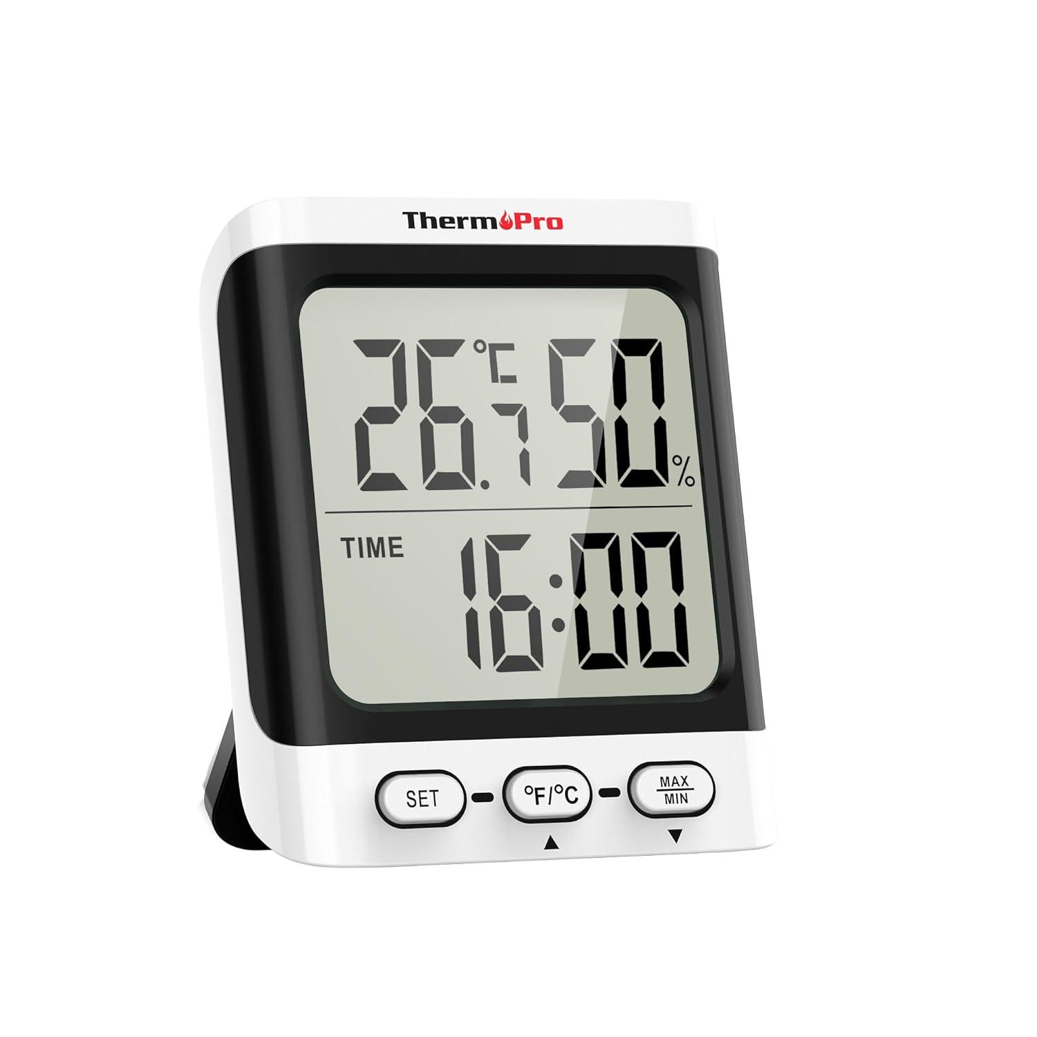 ThermoPro TP152 Hygrometer Thermometer measure range is -20 to 70 degree Celsius with accuracy to 1 degree Celsius