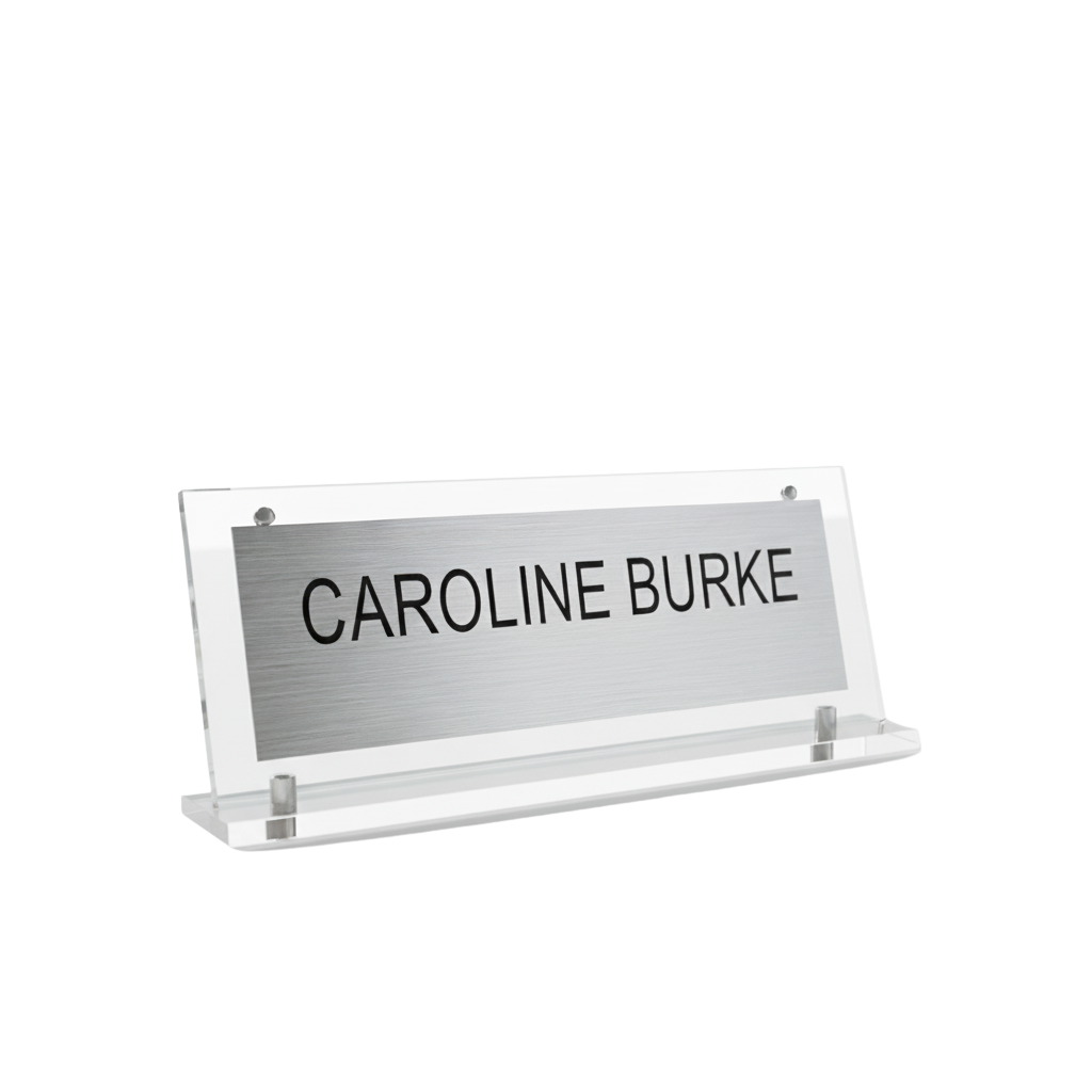 Perspex Name Plate As Per Caroline Burke