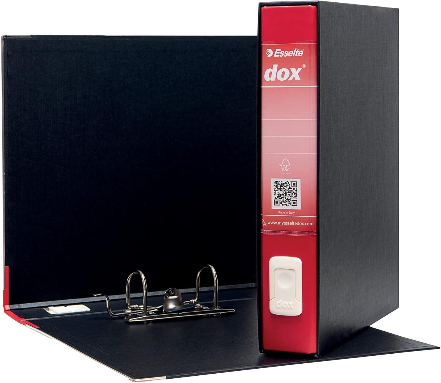Rexel Dox 4 Class Lever Arch Red - D26411