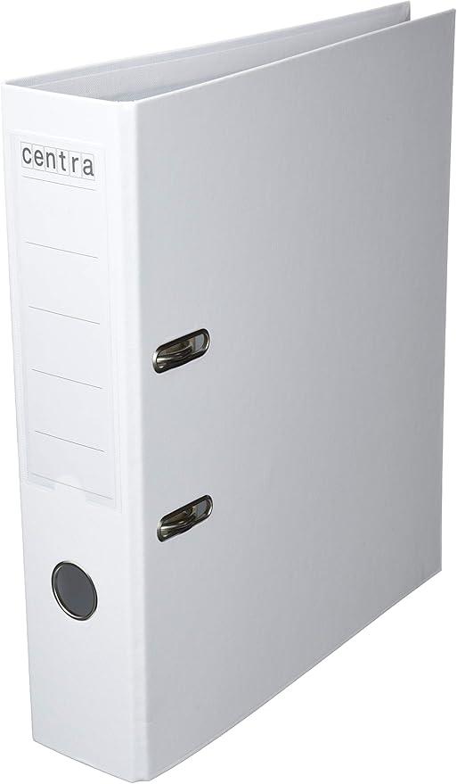 Centra Lever Arch File PP 75mm White