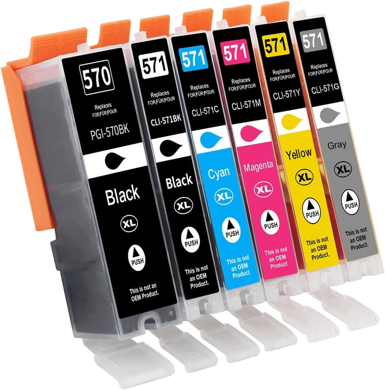 Compatible Canon PGI-570 / CLI-571 Multi-Pack Ink Cartridges