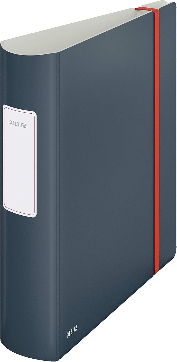 Leitz 180° Active Polyfoam Lever Arch File Cosy Range 80mm A4 Velvet Grey Pack of 6 10380089